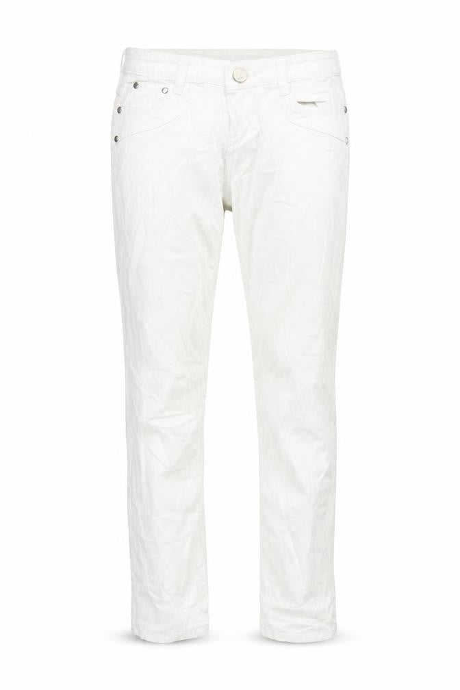 Preworn Womens White  Denim Straight Jeans Size 27 L27 in