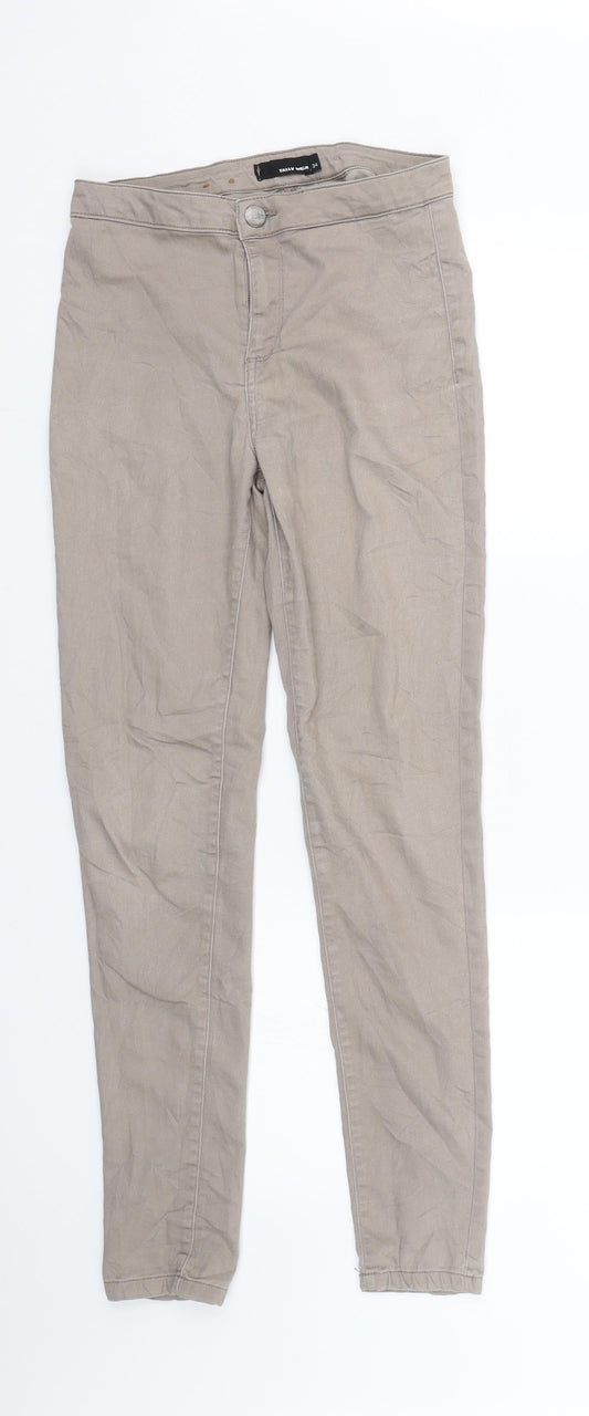 TALLY WEiJL Womens Brown  Denim Skinny Jeans Size 26 L27 in