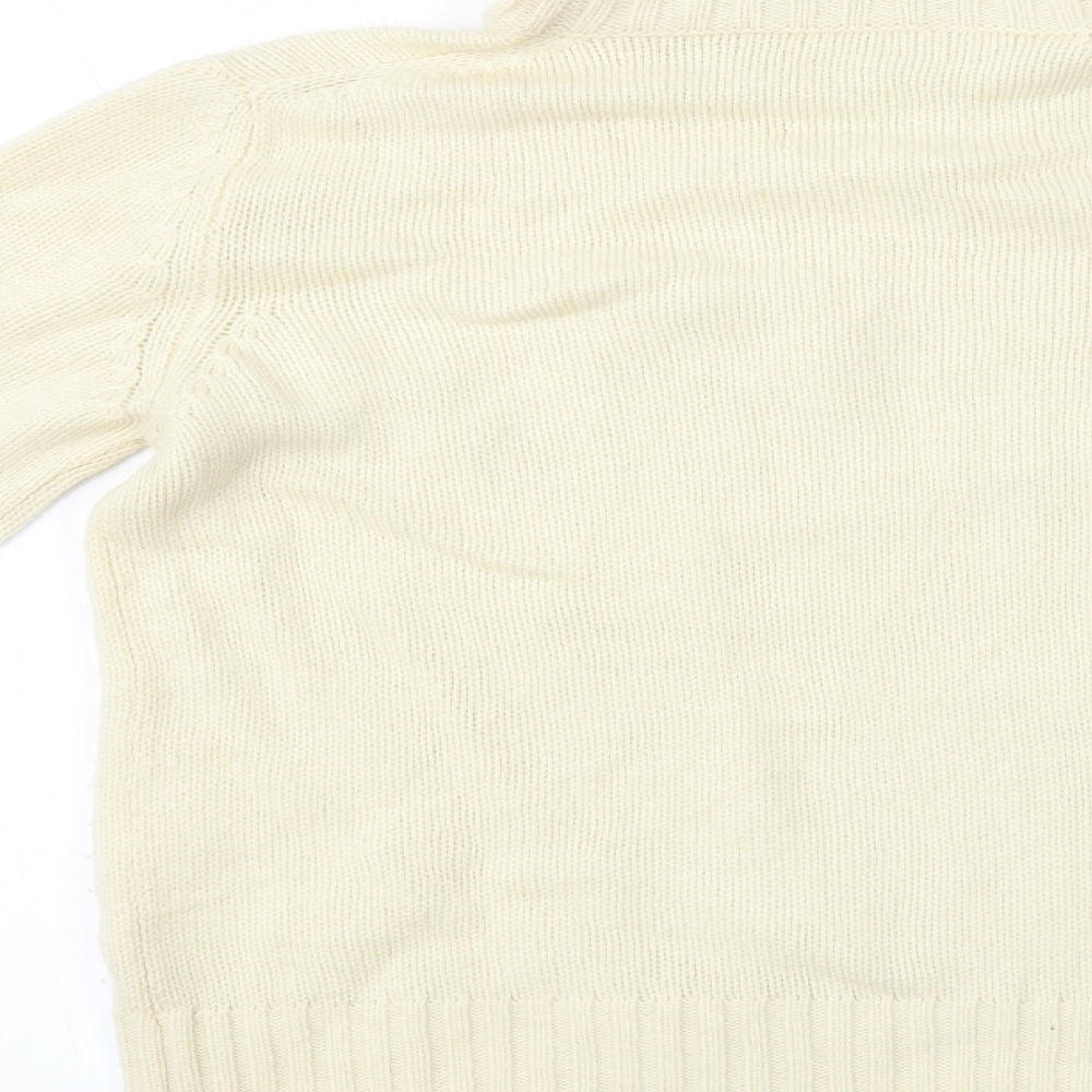 Gentryportofino  Womens Beige   Pullover Jumper Size 14