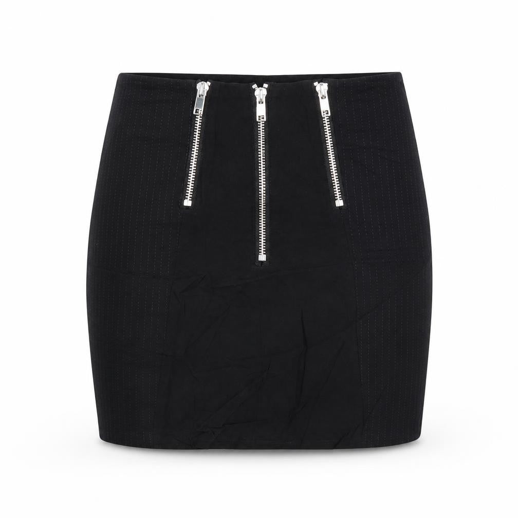 H&M  Womens Black   A-Line Skirt Size 6