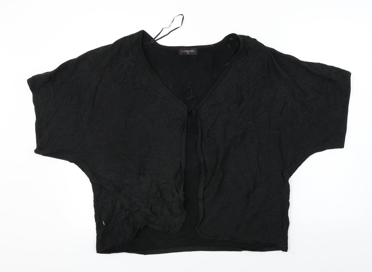 bm collection  Womens Black   Cardigan Jumper Size XL