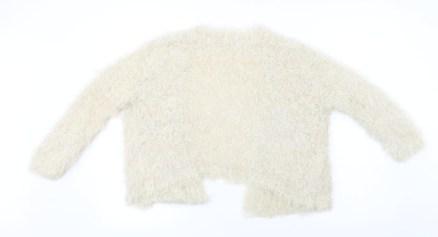 Marks and Spencer  Womens Beige   Cardigan Jumper Size 16