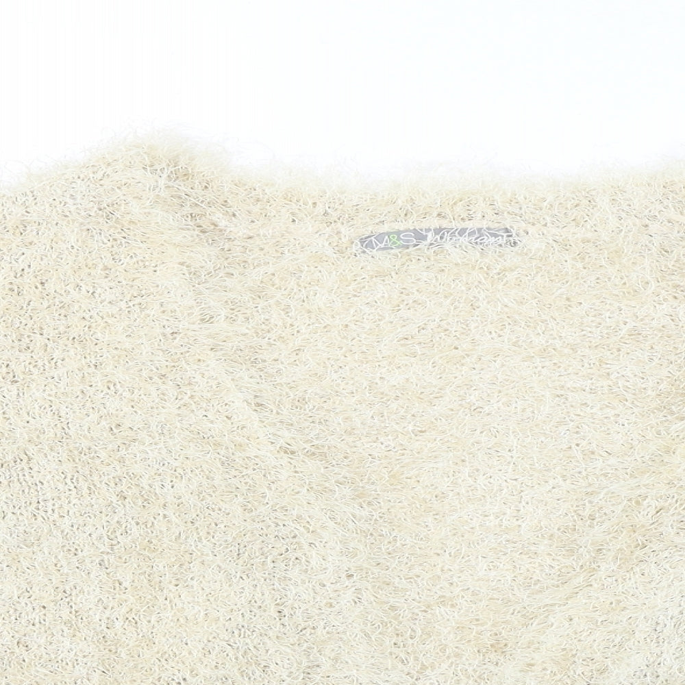 Marks and Spencer  Womens Beige   Cardigan Jumper Size 16