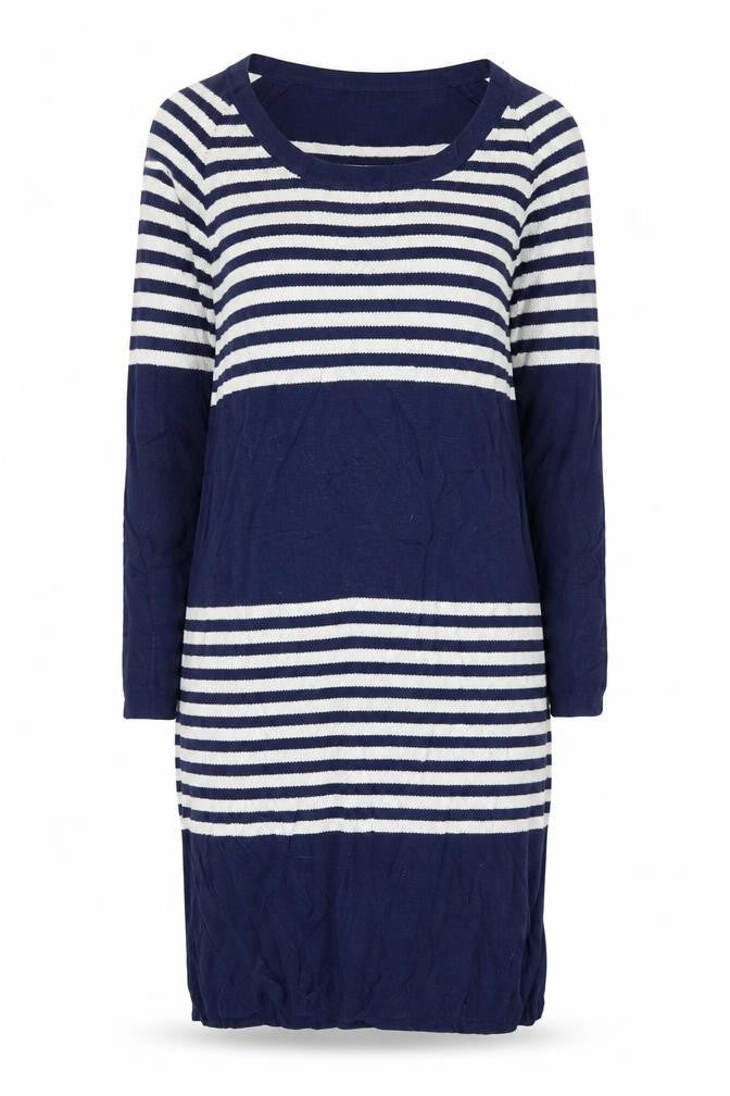 Great Plains   Womens Blue Striped  A-Line  Size XS