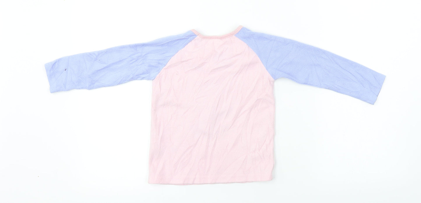 Primark  Girls Blue   Basic T-Shirt Size 3-4 Years  - DISNEY