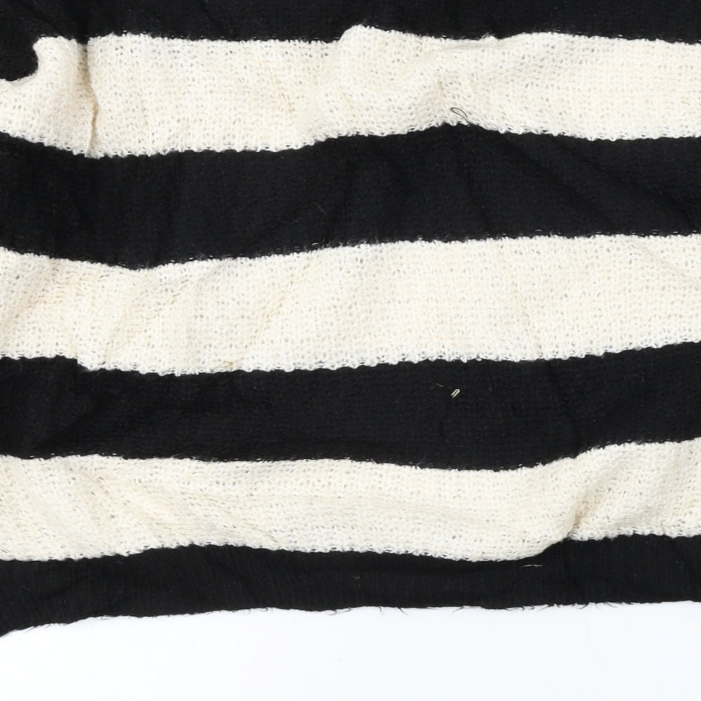 New Look  Womens Beige Striped  Pullover Jumper Size 12