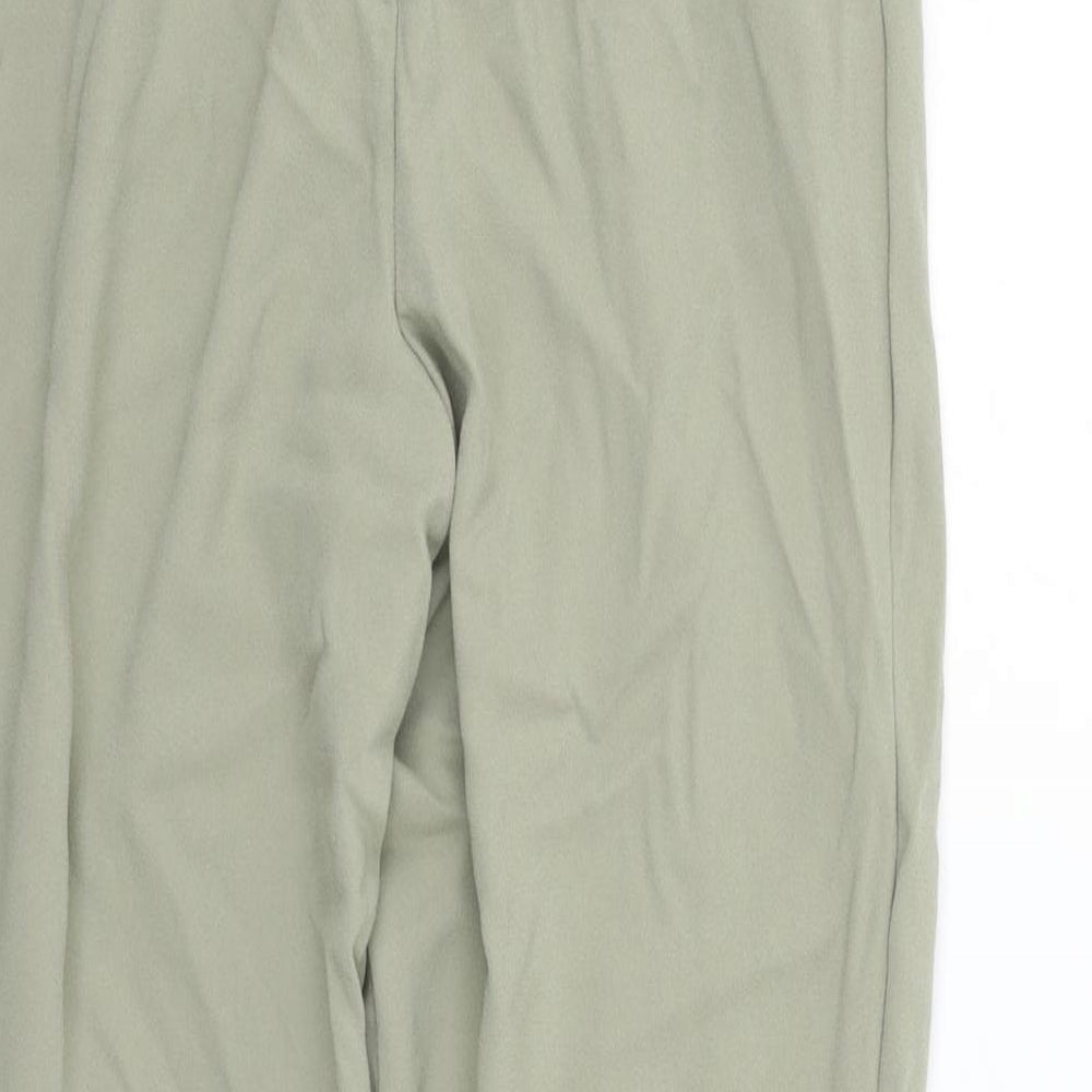 Marks and Spencer Womens Green   Trousers  Size 8 L25 in - Elastic Waist Band