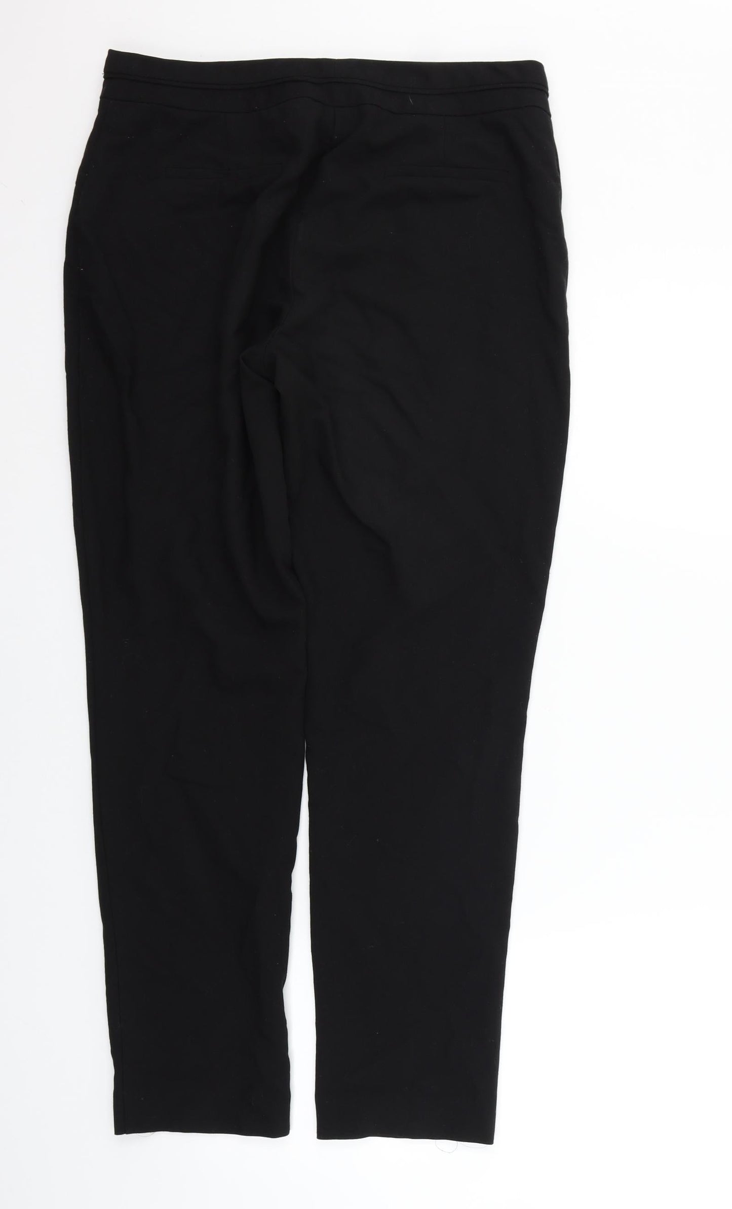 Principles Womens Black Houndstooth  Sweatpants Trousers Size 12 L28 in