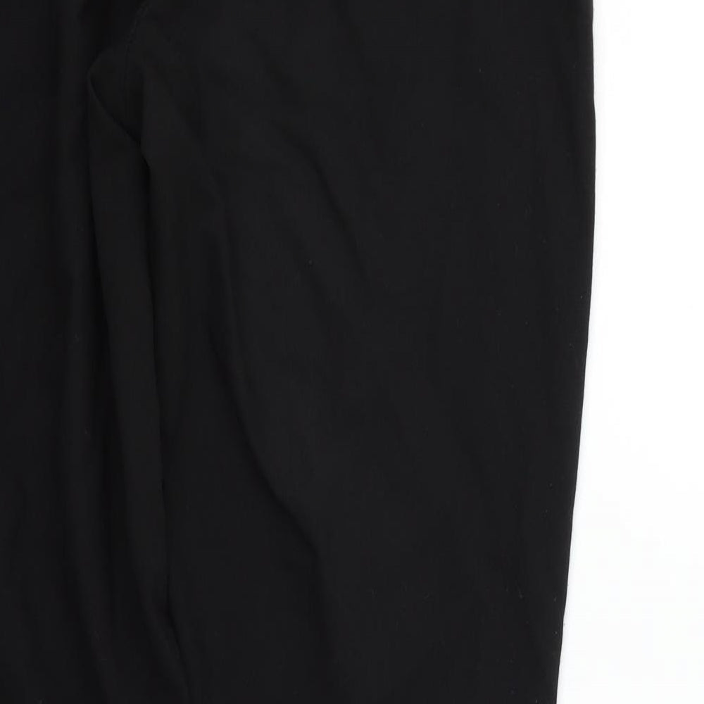 Principles Womens Black Houndstooth  Sweatpants Trousers Size 12 L28 in