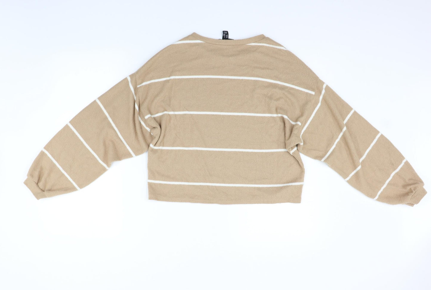 New Look Womens Beige Striped  Pullover Jumper Size S