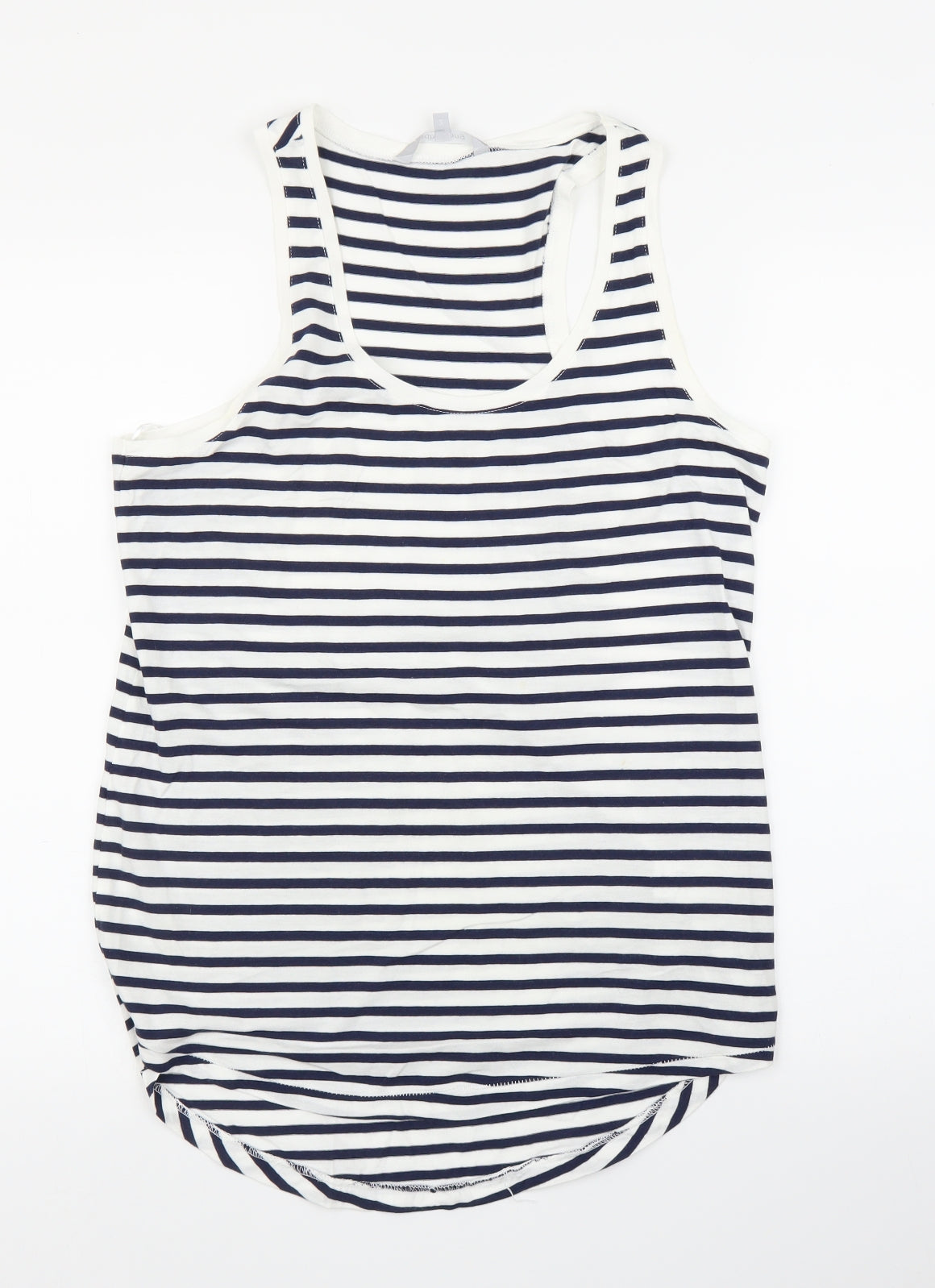 Debenhams Womens Blue Striped  Tunic Tank Size 14