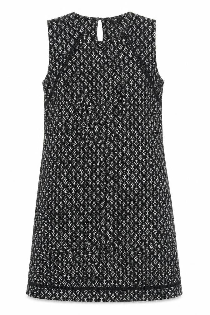 NEXT Womens Black Argyle/Diamond  Shift  Size 12