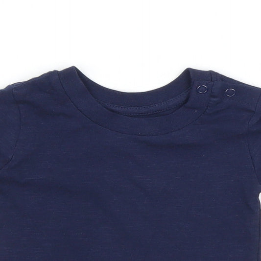 Primark Boys Blue   Basic T-Shirt Size 3-6 Months