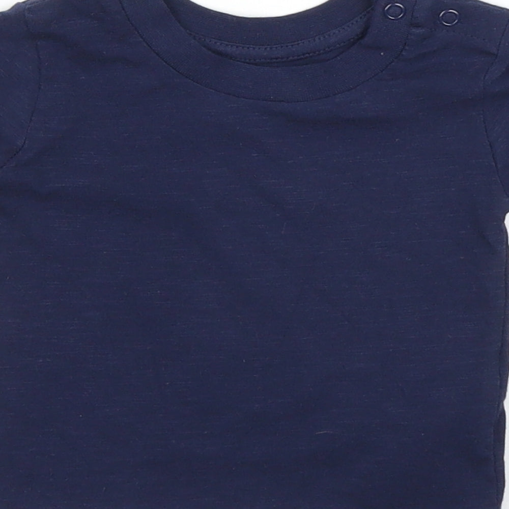 Primark Boys Blue   Basic T-Shirt Size 3-6 Months