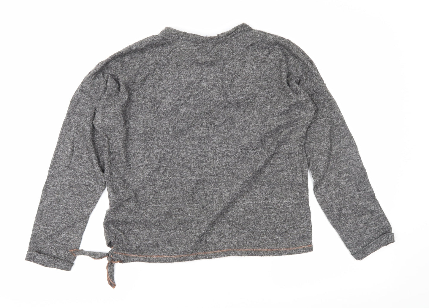 Marks and Spencer Girls Grey   Pullover Jumper Size 12-13 Years