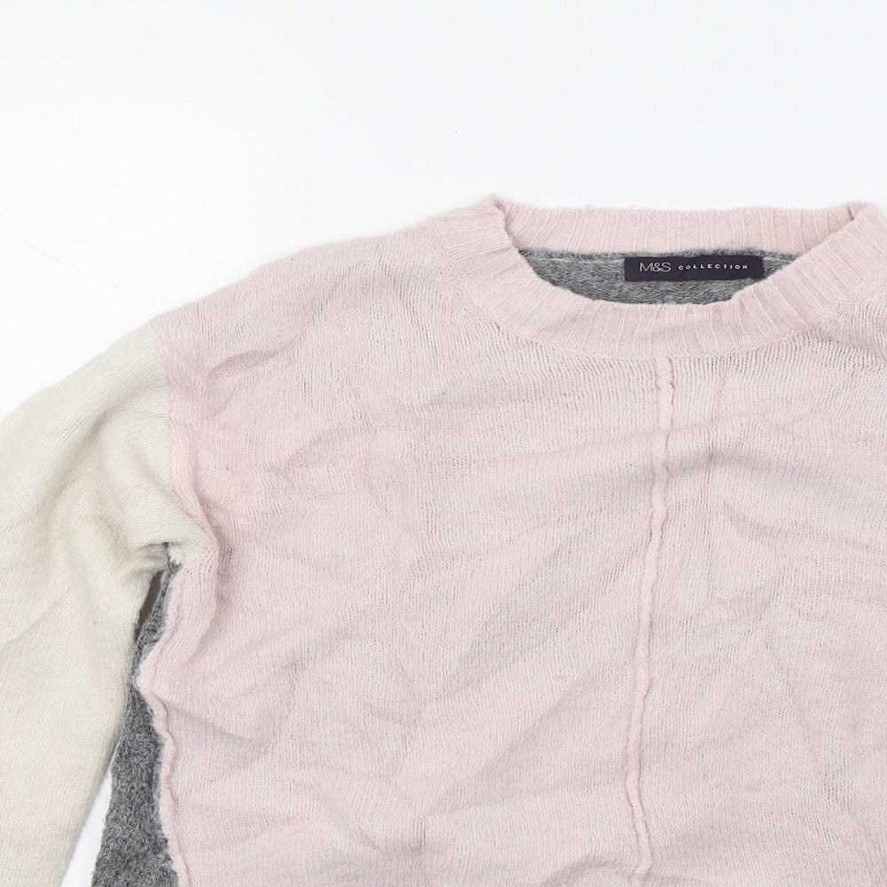 Marks and Spencer Womens Grey   Pullover Jumper Size S