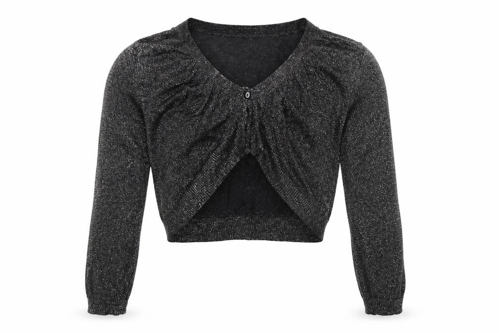 Miss evie Girls Silver   Cardigan Jumper Size 14-15 Years