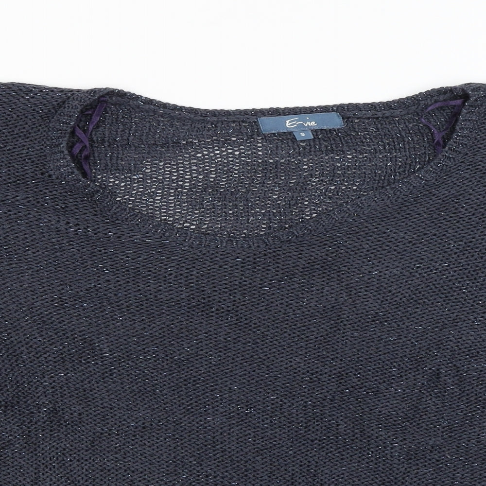 E-vie Womens Blue   Pullover Jumper Size S