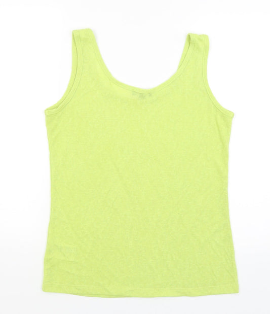 Marble Womens Yellow   Basic Tank Size 12