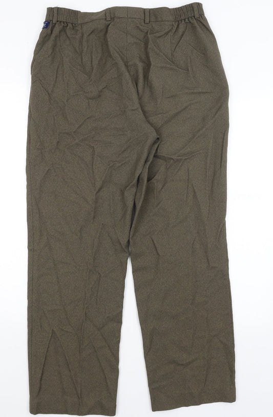 Brandtex Womens Green   Trousers  Size 16 L28 in