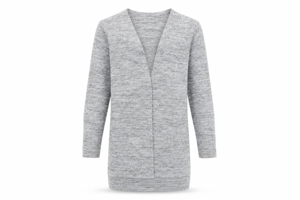 TU Girls Grey   Wrap Jumper Size 8 Years