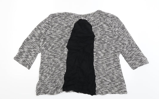 M&S Womens Grey   Pullover Jumper Size 16