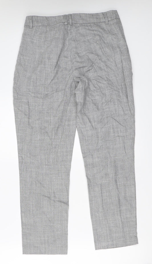 Marks and Spencer Womens Grey   Trousers  Size 10 L26 in