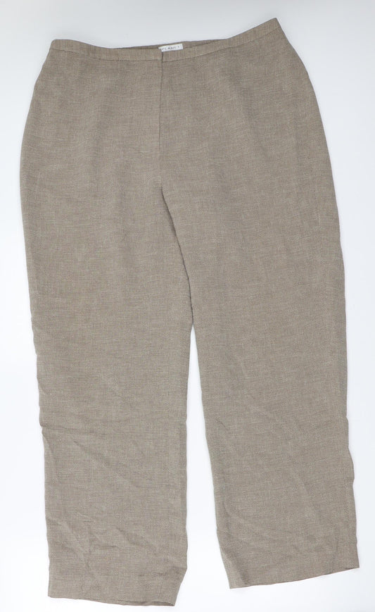 Planet Womens Beige   Trousers  Size 16 L29 in