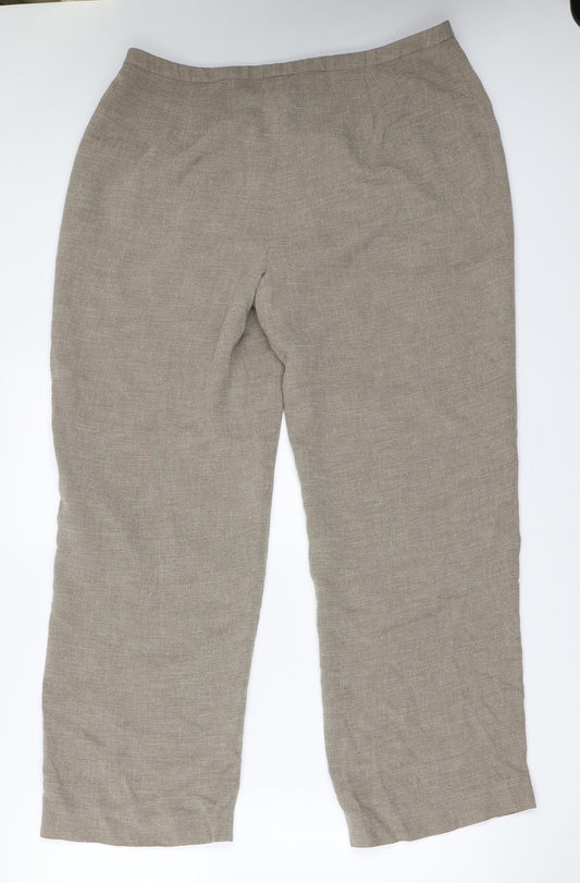 Planet Womens Beige   Trousers  Size 16 L29 in