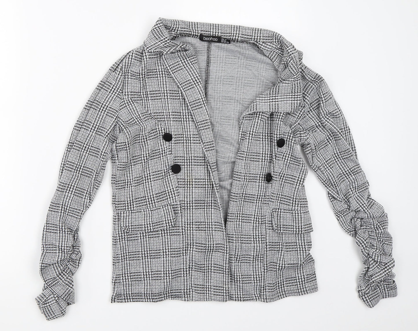 Boohoo Womens Grey   Jacket  Size 10