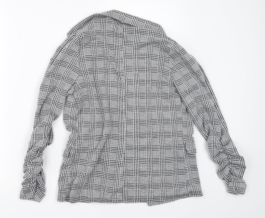 Boohoo Womens Grey   Jacket  Size 10