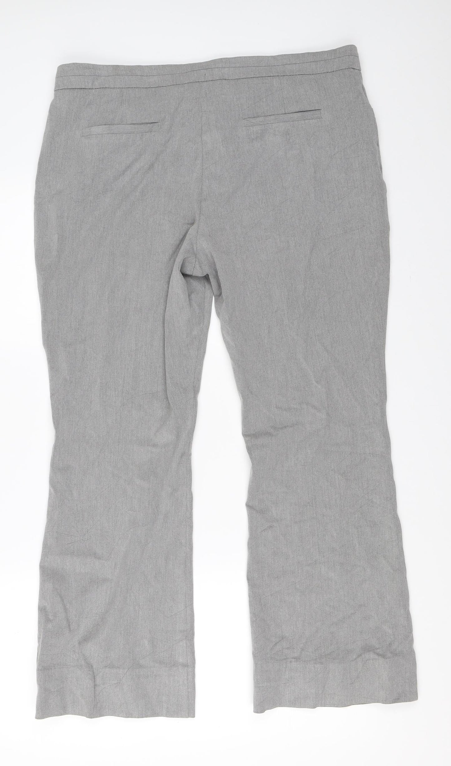 Marks and Spencer Womens Grey   Trousers  Size 16 L27 in