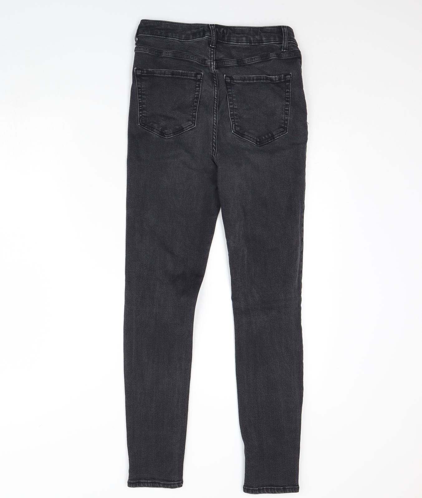 FOREVER 21 Womens Black  Denim Skinny Jeans Size 28 in L29 in