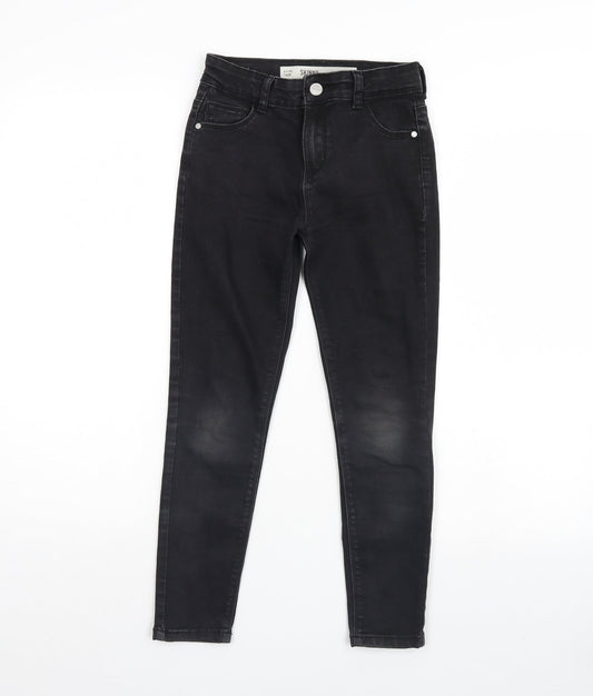 Denim & Co. Girls Black  Denim Skinny Jeans Size 8 Years