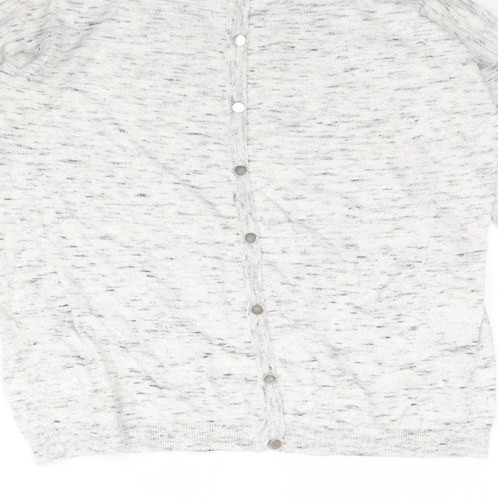 Warehouse Womens Grey   Pullover Jumper Size 6