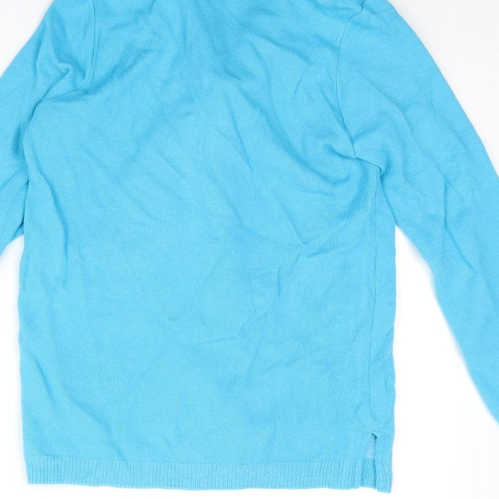 Envy Womens Blue   Pullover Jumper Size S