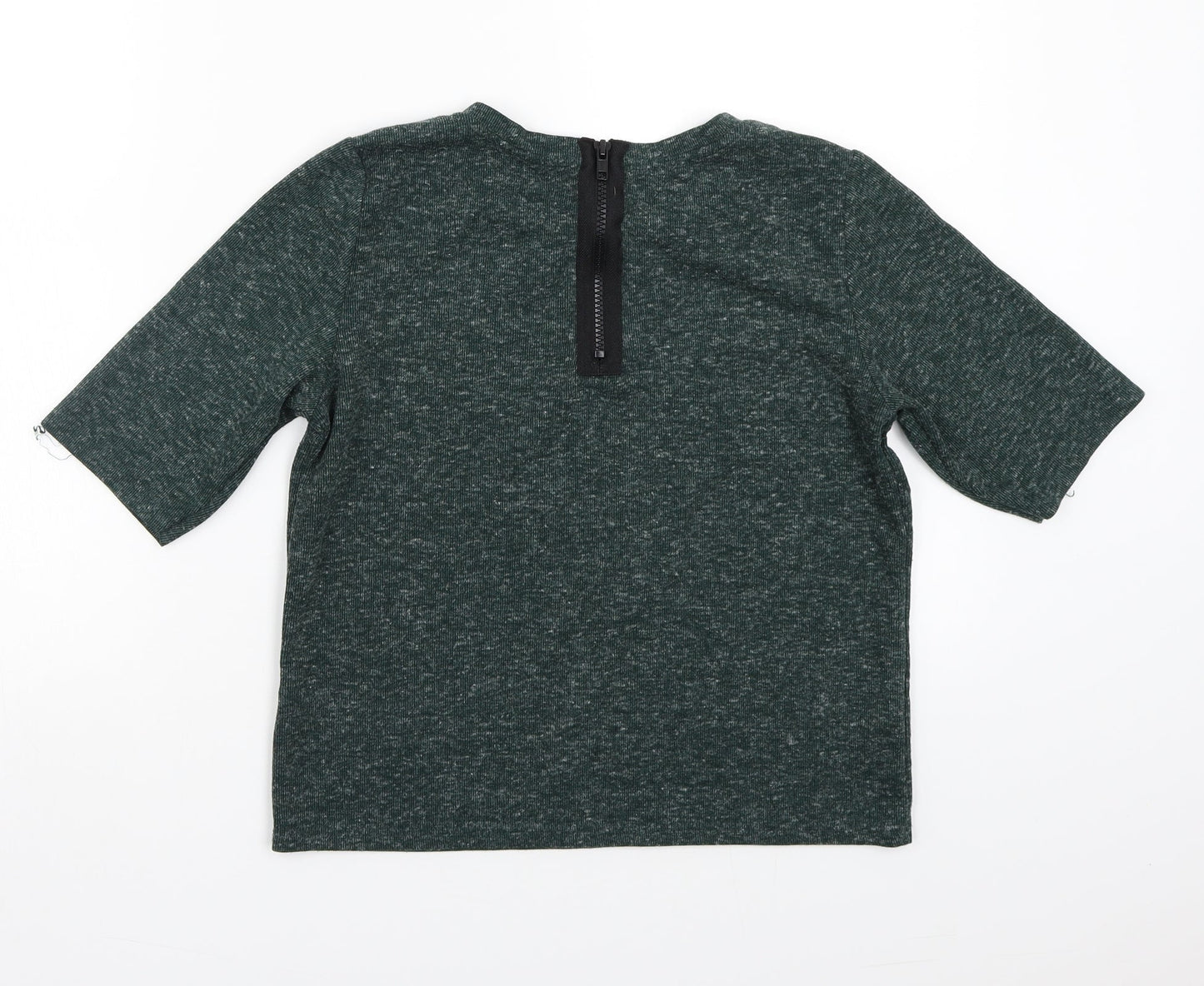 Topshop Womens Green   Basic T-Shirt Size 8