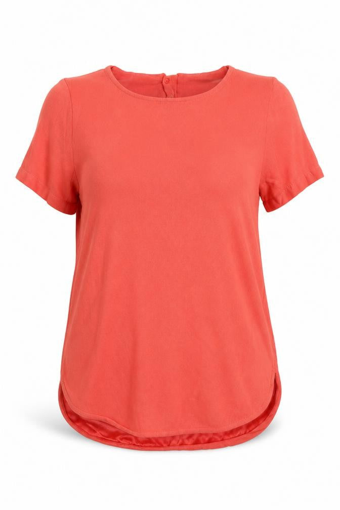 Marks and Spencer Womens Red   Basic T-Shirt Size 8