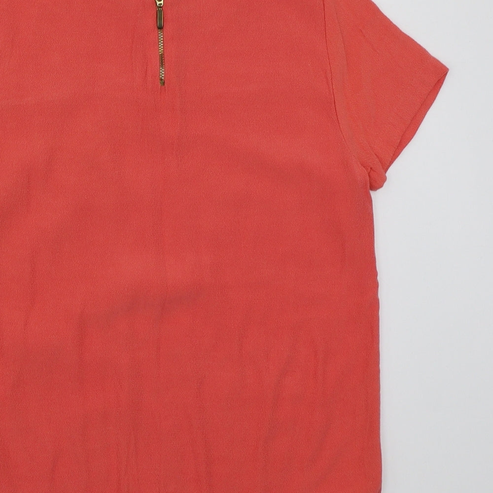 Marks and Spencer Womens Red   Basic T-Shirt Size 8
