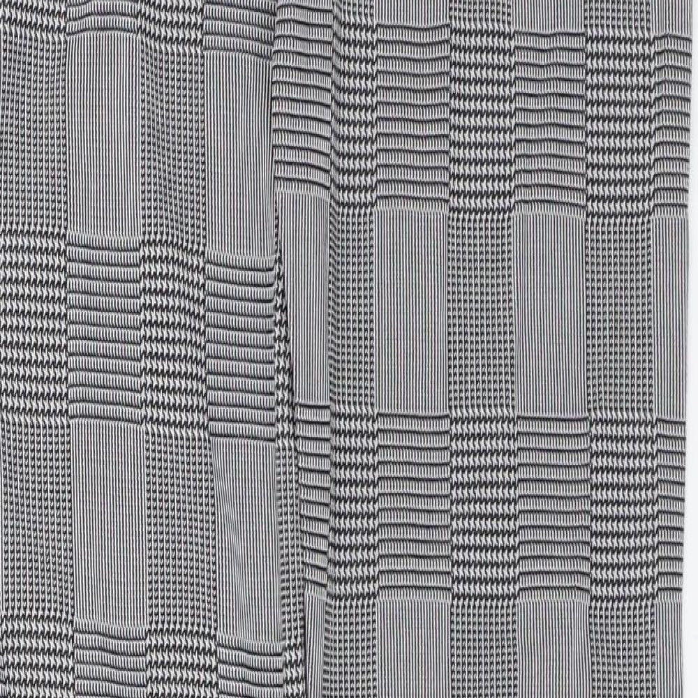 Preworn Womens Grey Check  Capri Trousers Size S L26 in