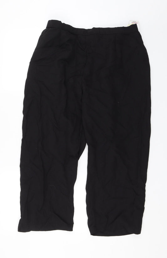 Body Wise Womens Black   Dress Pants Trousers Size 24 L22 in