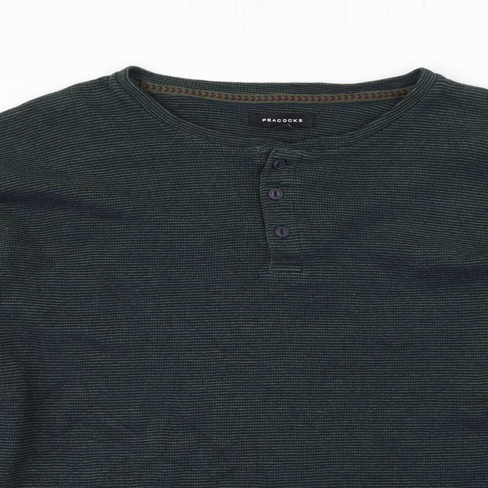 Peacocks Womens Green   Pullover Jumper Size XL