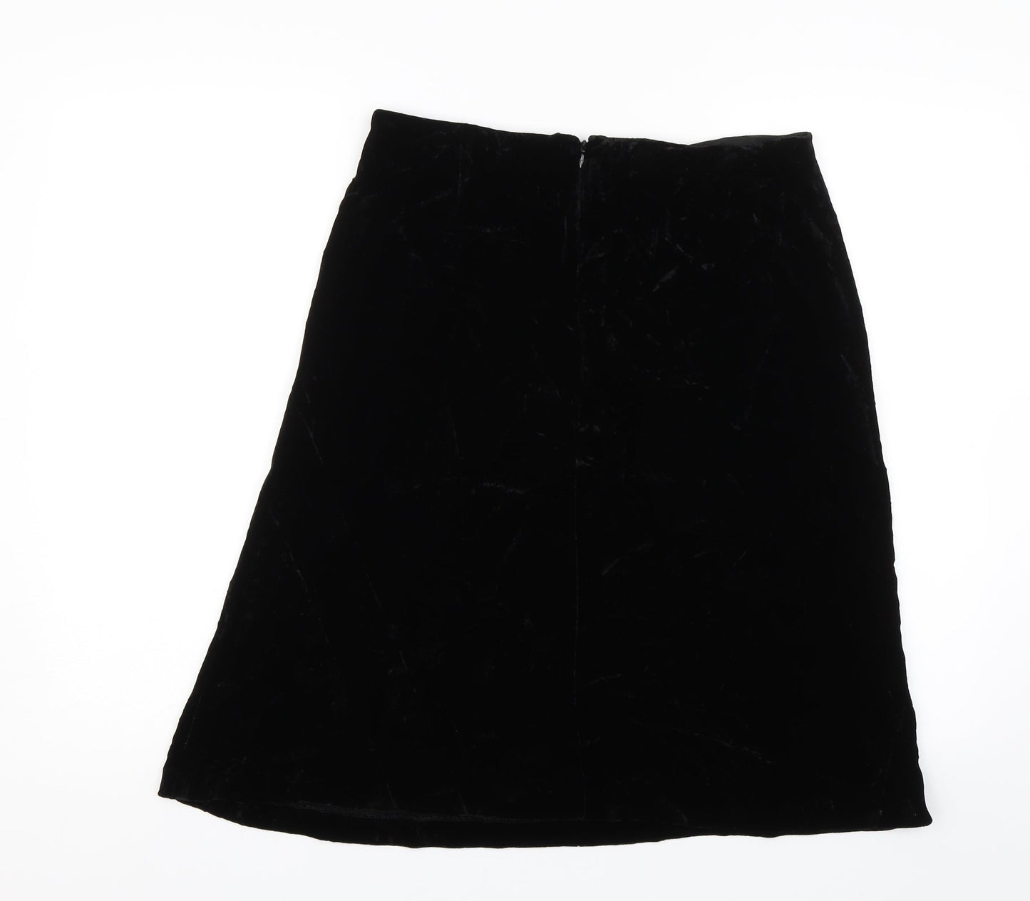Turnover Womens Black   Swing Skirt Size 10