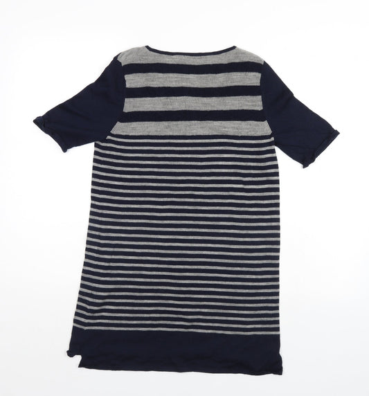 UNIQLD Womens Blue Striped  Jumper Dress  Size S