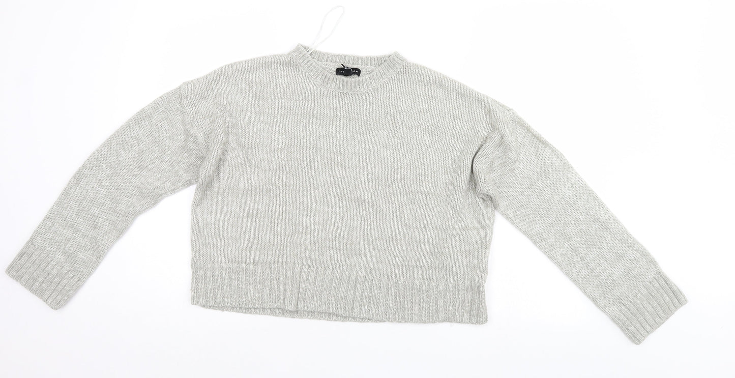 New Look Womens Grey   Pullover Jumper Size M