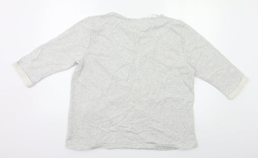 A Christmas To Remember Womens Grey   Pullover Sweatshirt Size L  - Xmas
