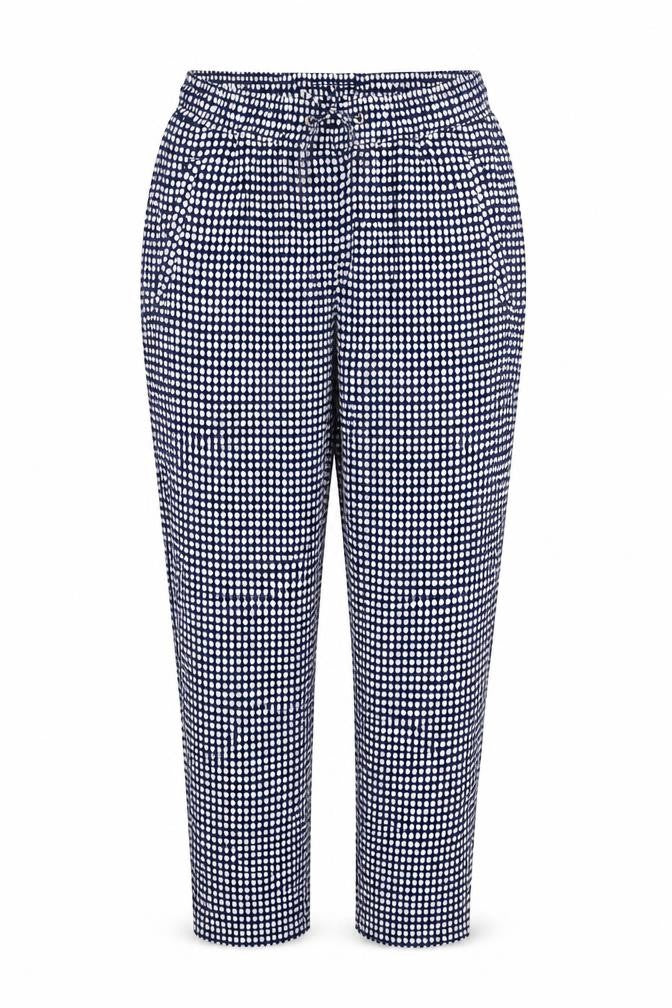 H&M Womens Grey Polka Dot  Trousers  Size S L24 in