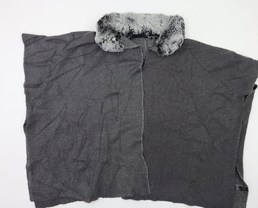 M&S Womens Grey   Overcoat Coatigan Size L
