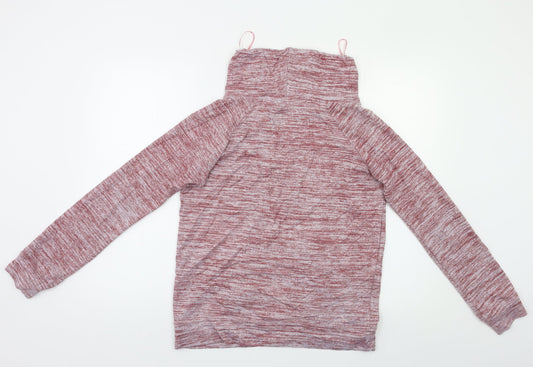 Select Womens Red   Pullover Sweatshirt Size 8