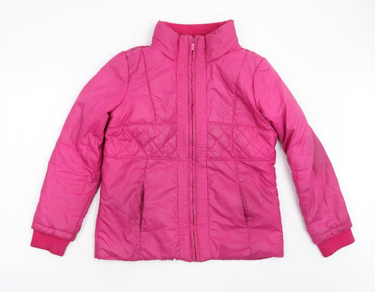 Ajile Ath Dept Girls Pink   Jacket  Size L